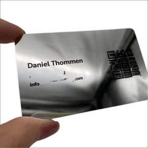 Hot bán tiên tiến bền không thấm nước gương đánh bóng in ấn kim loại thẻ hội viên cho Elite Câu lạc bộ - Product Image 2