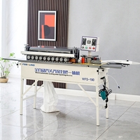 Wfs-190 automatique machines à bois mdf meubles haut et bas coupe polissage bord plaqueuse