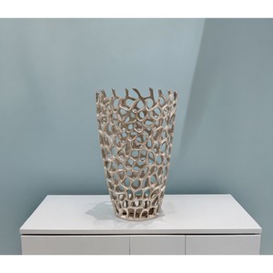 HMS 16 \ "moderno ramoscelli in alluminio argento novità tavolo vaso pavimento e tavolo decorazione della casa per sala da pranzo - Product Image 1