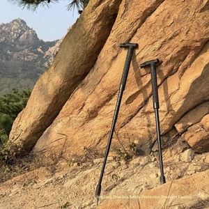 Bâton de randonnée réglable en 3 sections en alliage d'aluminium OEM, poignée antidérapante, conception rétractable, capacité de 250 lb - Randonnée, alpinisme - Product Image 5