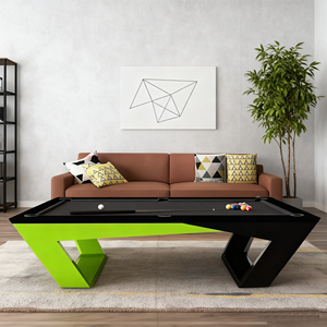 JuLai 9ft Solid Wood Slate <strong>Pool</strong> Billiard <strong>Table</strong> Real Leather Pockets Durable Construction 3-Year Warranty China Origin <strong>Brunswick</strong> - Product Image 5