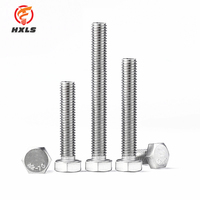 Baut Hex dan Mur SS304 SS316 Jenis Sekrup Hexagon Baut SS304 Baja Tahan Karat Berkualitas Tinggi Polos DIN933 Industri Umum 3-45 Hari