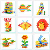 Ensemble de 560 blocs de construction en ABS, jouets éducatifs de construction, briques d'assemblage, ensemble de jouets pour enfants 9090