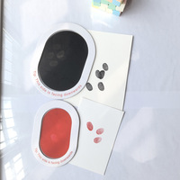 Tampon encreur multi-couleurs pour empreintes de pieds de nouveau-né, sûr, non toxique, sans lavage, pour bébés garçons et filles ou tampon encreur pour pattes d'animaux