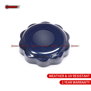 Blue Color OEM Style Dry Carbon Fiber Engine Oil Filler Cap Cover Engine Parts for Ferrari 488 - Product Image 3