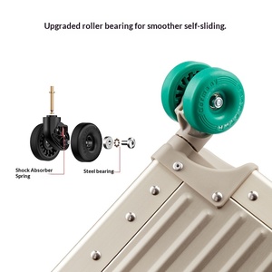 <span class=keywords><strong>Valise</strong></span> à roulettes en <span class=keywords><strong>aluminium</strong></span> de haute qualité, roues universelles, <span class=keywords><strong>valise</strong></span> de bord avancée, <span class=keywords><strong>valise</strong></span> à mot de passe, 20 pouces, 24 pouces, <span class=keywords><strong>pilote</strong></span> - Product Image 4