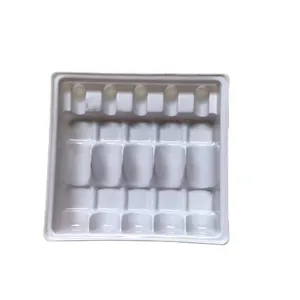 China Top Quality Vacuum Formed Plastic Blister Medicine Bottle Medical Ampoule Vial Tray