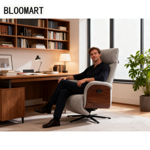 Ademende Stof Zero Gravity Elektrische Fauteuil Bank Met Verlengde Voetensteun Voor Woonkamer Fauteuil - Product Image 6