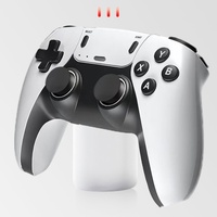 Manette de jeu sans fil double en gros, blanche, connexion 2.4G un-vers-deux, prise EU, console de jeu TV domestique