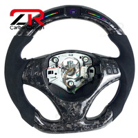 Volant en fibre de carbone forgé LED RPM pour BMW E90 E91 E92 E93 M3 328i 330i 335d 135i E81 E82 E87 E88 E70 2003-2012