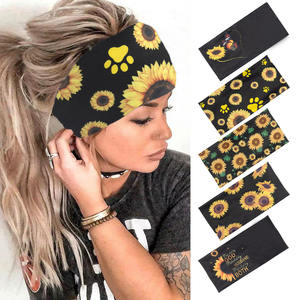 <span class=keywords><strong>2025</strong></span> Custom LOGO Flower Stirnband Satin Stock Seiden knoten Mädchen Stirnbänder für Frauen <span class=keywords><strong>Yoga</strong></span> <span class=keywords><strong>Sport</strong></span> Stirnbänder Mode Frauen Haar bänder - Product Image 2