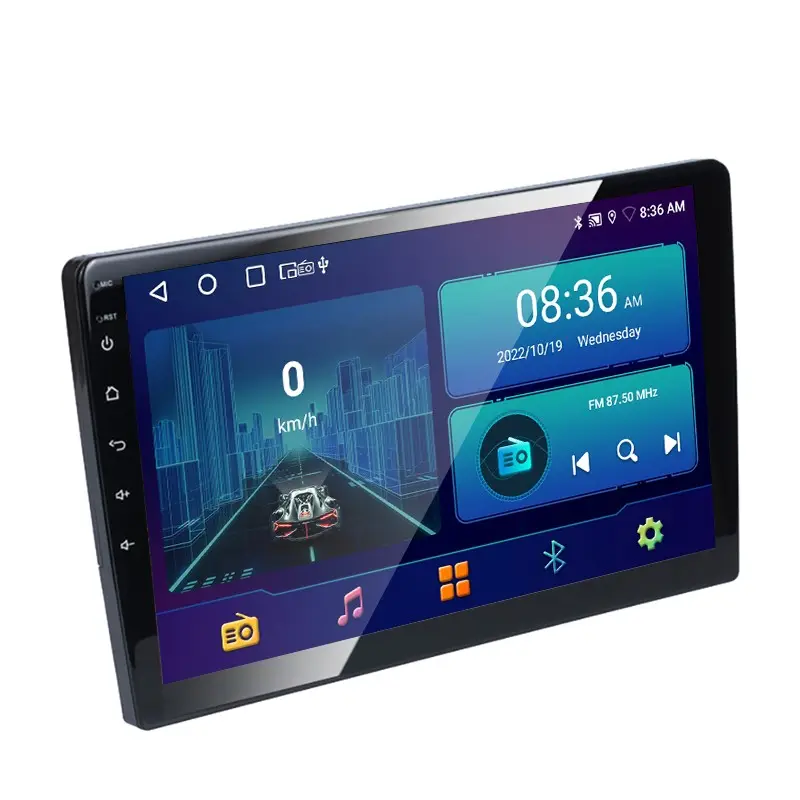 Yarı trusteeship carplay radyo android 9 pulgadas araba oyna 2/32 ses multimedya kullanılmış araba stereo