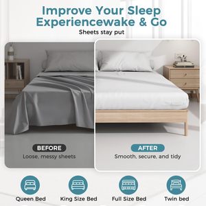2025 Upgraded <b>Bed</b> <b>Sheet</b> Holders Fits Twin Queen King Mattress Space-Saving Foldable <b>Sheet</b> Straps <b>Bed</b> <b>Sheet</b> Holder for Corners - Product Image 5