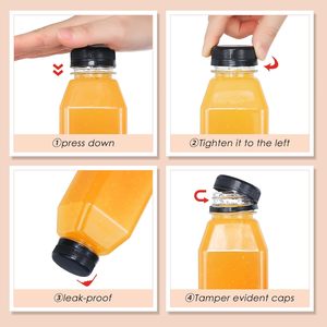 Bouteille en plastique transparente de qualité alimentaire sans BPA avec bouchon, disponible en 200ml, 250ml, 300ml, 350ml, 400ml, 450ml, 500ml, faible MOQ, directement du fabricant - Product Image 2
