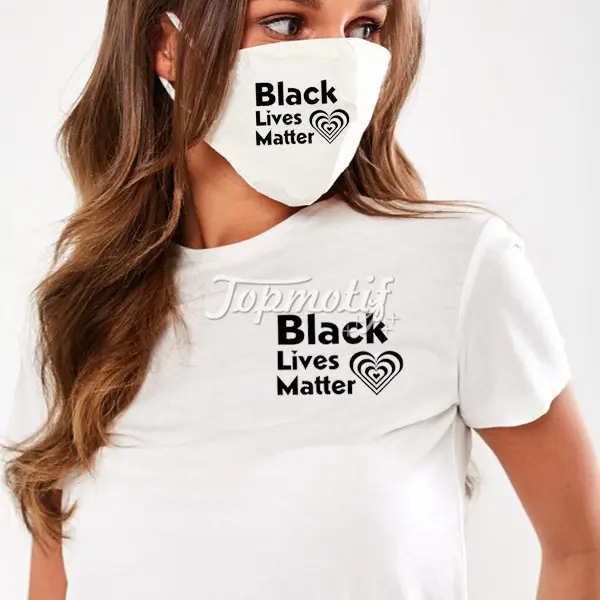 Black Women T-shirt Custom Design Black Lives Matter Heat Transfer Women Tees T-shirt