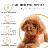 Tondeuse pour chiens rechargeable en gros, silencieuse, avec lame en acier inoxydable, multifonctionnelle pour le toilettage des petits animaux