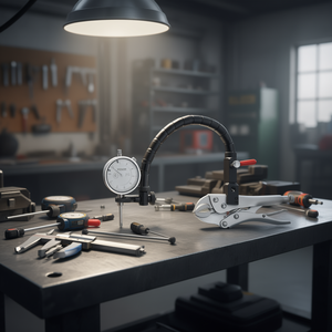 Indicador de Dial Vevor con Precisión de 0.001 Pulgadas, Rango de 0-1 Pulgada, Brazo Flexible de Acero y Herramienta de Ajuste con Alicates de Bloqueo - Product Image 2