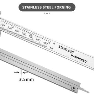 <span class=keywords><strong>Calibrador</strong></span> Digital <span class=keywords><strong>Vernier</strong></span> con Pantalla LCD Grande, Resistente al Agua IP54, 0-150 mm/6 Pulgadas, Herramientas de Medición de Acero Inoxidable para Metal Electrónico - Product Image 4