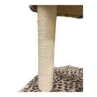 Série de couleurs léopard populaire U-PETS avec hamac grand arbre à chat petit chat maison de jeu à gratter