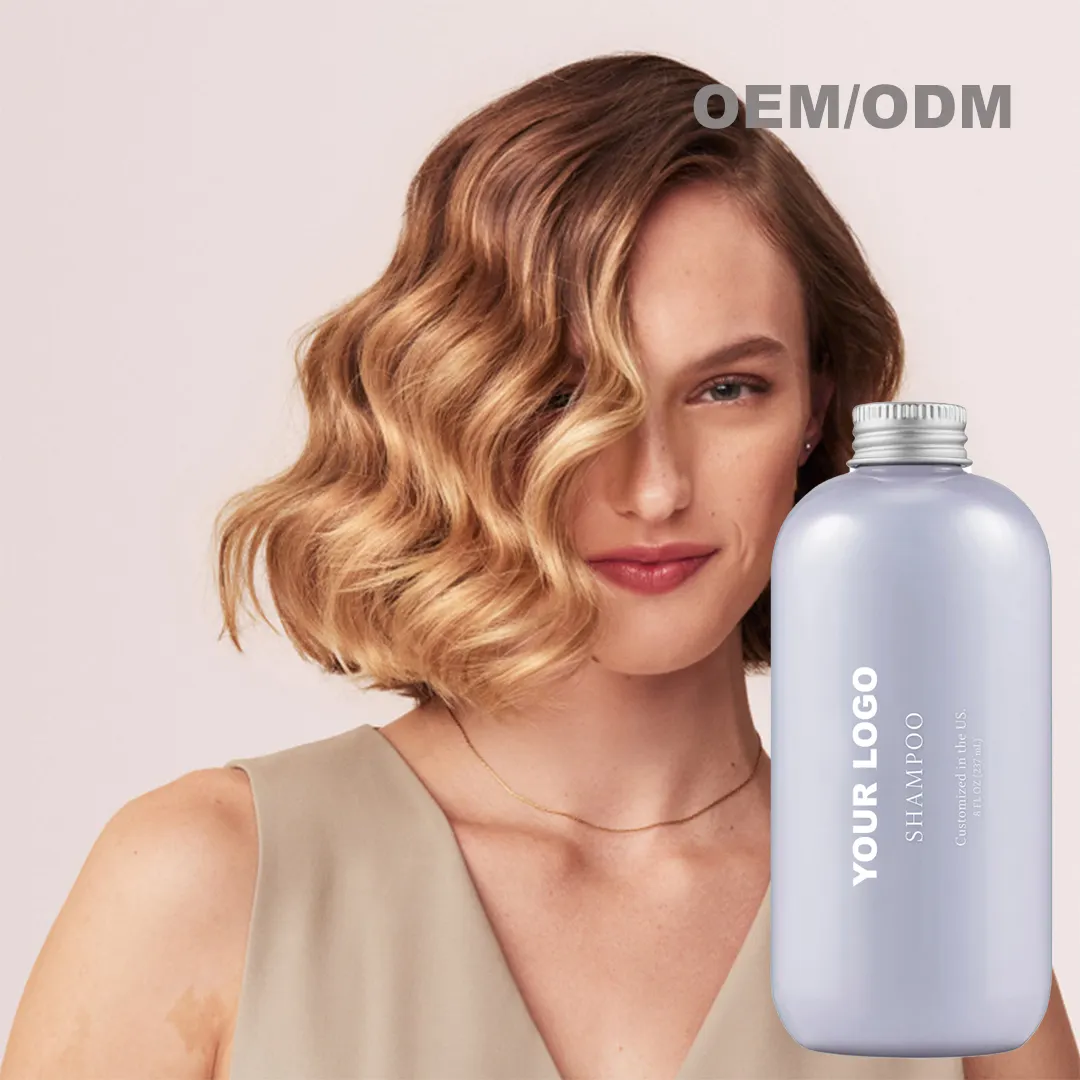 Shampoo per capelli ondulati con più basso MOQ personalizzato miglior Shampoo per diradamento dei capelli con etichetta privata con Shampoo senza solfato