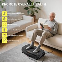 Plateforme vibrante verticale à moteur silencieux, prix de gros, pour exercices du corps entier, avec écran tactile LCD