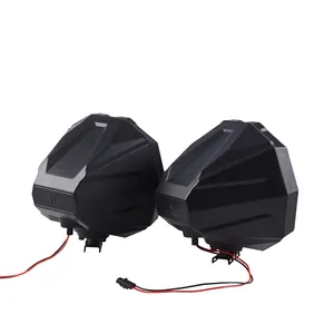 YongJin Speaker hitam 6.5 inci 6.5 inci, kandang Putar dengan klem 2 "untuk Polaris RZR PRO/ATV/UTV - Product Image 4