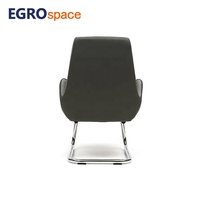 Fauteuil de direction en cuir EGROspace, mobilier de luxe moderne pour réception, salle d'attente et bureau exécutif