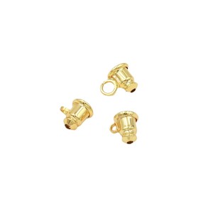 Tapones para pendientes en forma de bala chapados en cobre para pendientes A47, accesorios de joyería - Product Image 5