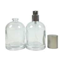 Flacons de parfum en verre vides de luxe de 30 ml, ronds, transparents, rechargeables, flacon de parfum vaporisateur, flacon d'huile de parfum avec boîte