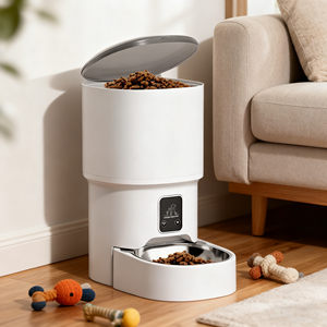 लोकप्रिय सस्ती टिकाऊ फैक्टरी प्रत्यक्ष 4 एल वाईफाई ऐप नियंत्रित एब्स व्यस्त पालतू जानवरों के मालिकों के लिए स्वचालित बिल्ली फीडर - Product Image 1