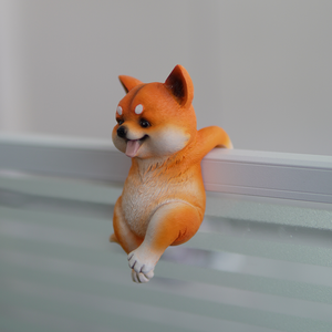 Simulado <span class=keywords><strong>Shiba</strong></span> <span class=keywords><strong>Inu</strong></span> cachorro resina artesanía maceta Decoración Accesorios para bonsái adornos patio balcón jardín Oficina pequeño - Product Image 1
