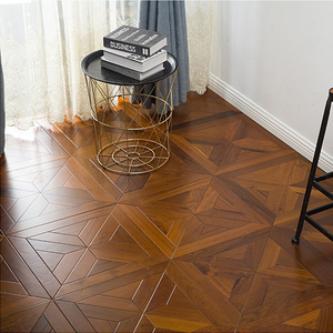 AVANTIMORA Parquet Rústico Antimicrobiano No Tóxico de Grado ABCD de 15mm 18mm 20mm Multicapa de Teca con Sistema T&G para Restaurantes - Product Image 2
