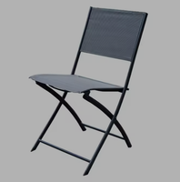 Chaise lune moderne à cadre métallique léger, chaise de plage pliable ultralégère pour mobilier d'extérieur de parc, facile à transporter.