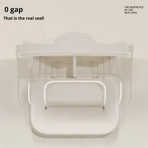 Meoof Экологически чистая автоматическая кормушка для кошек и собак, рассчитанный на количественный пульт дистанционного управления, твердый пластиковый Интеллектуальный питомец с батарейным питанием - Product Image 5