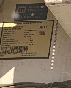 Used 40ft RH Reefer <b>Container</b> 40' High Cube 58m³ <b>Refrigerated</b> Shipping <b>Container</b> in Shenzhen - Product Image 6