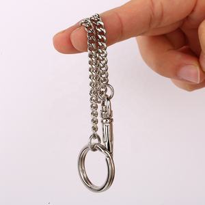 พวงกุญแจหมุดย้ำสแตนเลสหรูหรามีสไตล์-พวงกุญแจโลหะคุณภาพสูงพร้อมตะขอสำหรับกระเป๋าและอุปกรณ์เสริม - Product Image 6