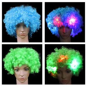 <span class=keywords><strong>วิก</strong></span>ผมหยิกสั้น LED สำหรับงานเลี้ยง - Product Image 4