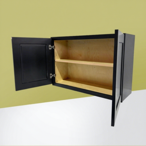 Gabinetes de cocina de paquete plano para proyecto de vivienda multifamiliar local Estadounidense Estándar W3024/W3624 gabinetes de cocina modernos con agitador - Product Image 1