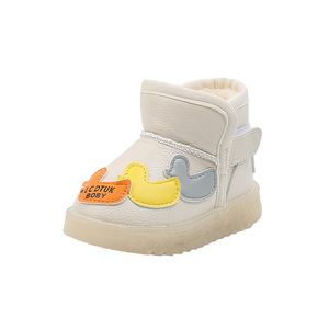 Stivali da Neve per Bambini 1-6 Anni con Luci Luminose Scarpe Imbottite in Cotone per Bambine Scarpe Invernali per Neonati e Bambini Piccoli - Product Image 5