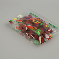 Verpakkingstas voor fruit en groenten met aangepast logo, houdt vers, plastic zak met ritssluiting en ventilatiegaten voor veilige voedselopslag