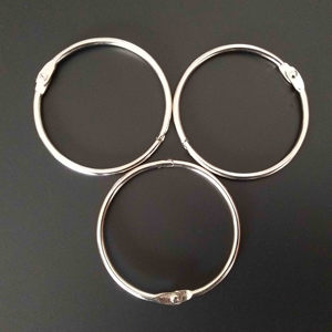 Suministro directo de fábrica, anillo de encuadernación de libros de hojas sueltas de Metal de 1 pulgada para papelería, anillo de encuadernación de libros - Product Image 1