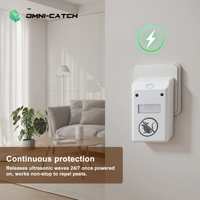 Répulsif électronique à ultrasons contre les rongeurs et les insectes, pour intérieur, options de prise EU et US disponibles en stock