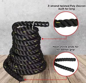 Cuerda de Salto Pesada para Entrenamiento de Gimnasio, Fitness y Ejercicio, 9m/12m/15m, Cuerda de Batalla para Entrenamiento de Fuerza - Product Image 4