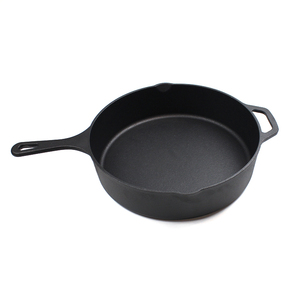 -Experiencia de hierro fundido de utensilios de cocina <span class=keywords><strong>wok</strong></span> profundo grande de sartén - Product Image 1