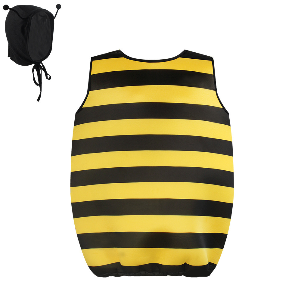 Tenue de cosplay d'abeille avec chapeau inclus