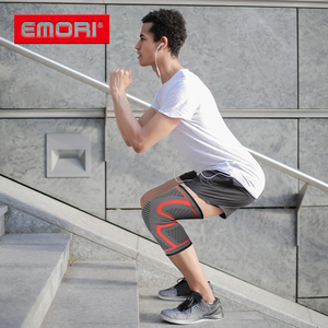 Genouillère de soutien rotulien en nylon tricoté 3D à haute élasticité pour le sport en extérieur - Product Image 5