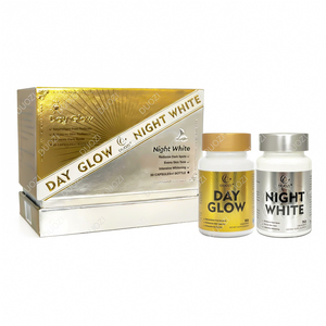 DUOZI Capsules Éclaircissantes Jour et Nuit pour la Peau, 30 Capsules Chacune, Complément Alimentaire Antioxydant pour l'Éclat - Product Image 1