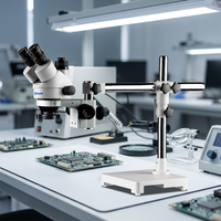 Murzider MSD203T Trinocular Stereo Microscope for Precision Inspection and Soldering Work