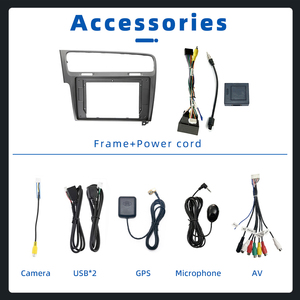 フォルクスワーゲン ゴルフ7（2013-2017）対応 10インチ Android カーラジオ CarPlay オートステレオ IPS 1280*720 スクリーン カーDVDプレーヤー - Product Image 3