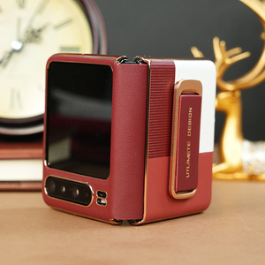 เคสโทรศัพท์ Huawei PuraX รุ่นใหม่ แบบชิ้นเดียว ป้องกันบานพับ พร้อมสายคล้องมือ ที่วางโทรศัพท์แบบหมุนได้ สำหรับโทรศัพท์มือถือหน้าจอพับได้ - Product Image 1